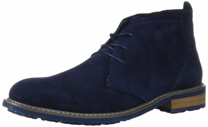 mens navy suede chukka boots