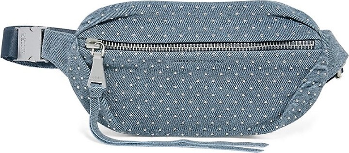 Milan Novelty Leather and Cow Fur Belt Bag