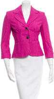 Thumbnail for your product : Just Cavalli Notch-Lapel Cuffed Blazer