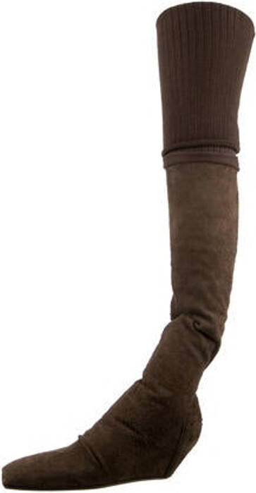 Rick Owens Suede Sock Boots - ShopStyle