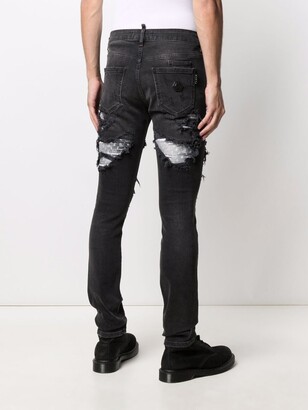 Philipp Plein Low-Rise Skinny Jeans