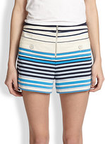 Thumbnail for your product : Marc by Marc Jacobs Paradise Striped Cotton Shorts