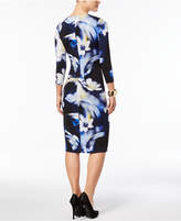 Thumbnail for your product : Thalia Sodi Printed Faux-Wrap Dress, Created for Macy's