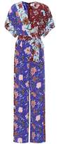 Diane von Furstenberg Floral-printed wrap jumpsuit