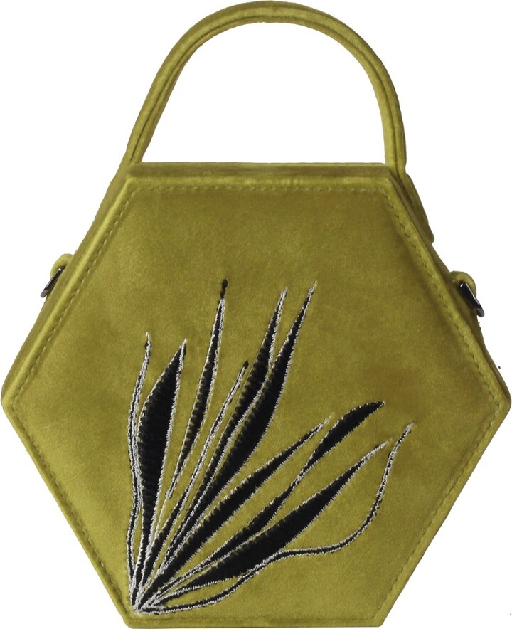 Geomi Pistachio Green Micro Hexagon Bag ShopStyle Clutches