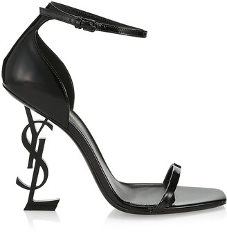 Saint Laurent Opyum Leather Sandals - ShopStyle
