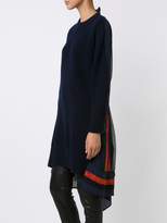 Thumbnail for your product : Sacai calligraphy embroidered sweater dress