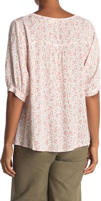 Everleigh Lace Trim V-Neck Blouse