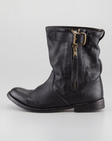 Thumbnail for your product : Burberry Slouchy Shearling-Lined Moto Boot
