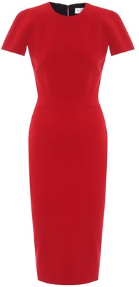 red pencil dress outfit