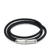 Thumbnail for your product : John Hardy Triple-Wrap Leather Bracelet