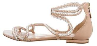 Alexandre Birman Leather Caged Sandals