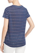 Thumbnail for your product : Paige Teodora Striped Linen Tee