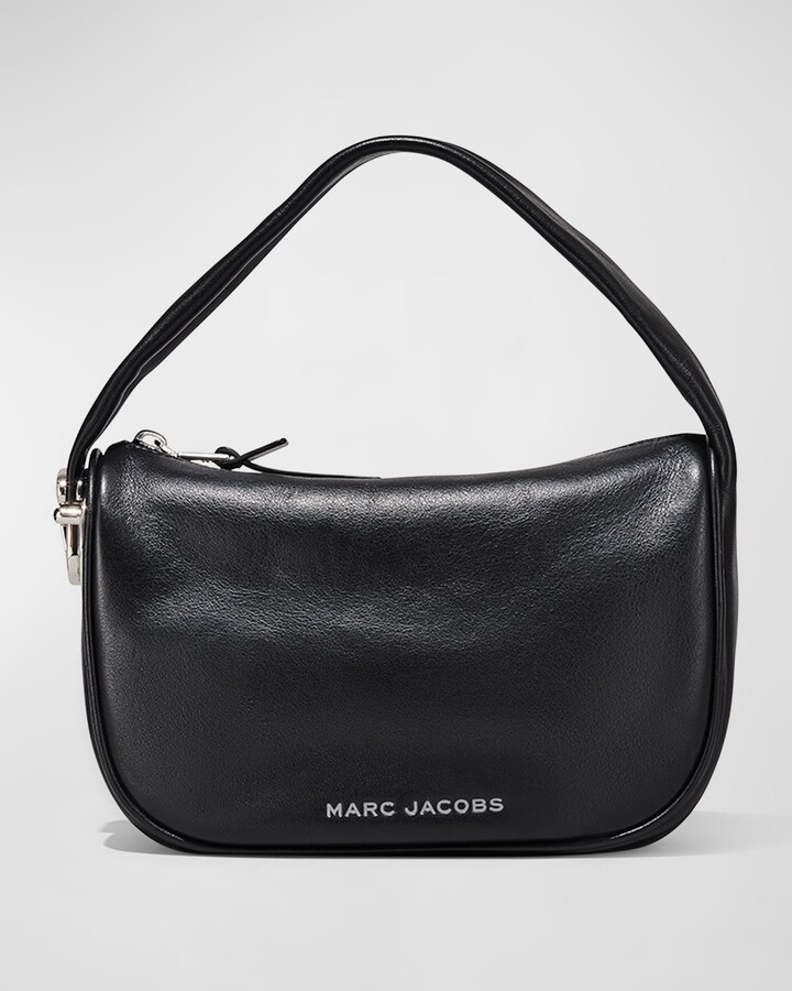 Marc Jacobs The Pushlock Mini Leather Hobo Bag