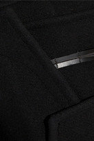 Thumbnail for your product : Junya Watanabe Patchwork wool-blend felt duffle coat