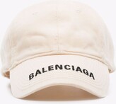 Thumbnail for your product : Balenciaga Neutral Logo Embroidered Cotton Baseball Cap