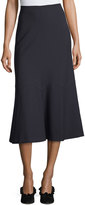 Thumbnail for your product : Rebecca Taylor Flared-Hem Crepe Midi Skirt