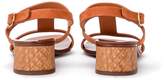 Thumbnail for your product : Chie Mihara Quebec Leather Suede Flat Sandal