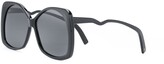 Thumbnail for your product : Emmanuelle Khanh Oversized Square Frame Sunglasses