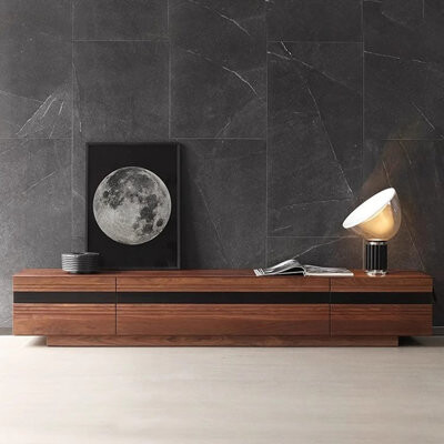 Hokku Designs Modern minimalist TV stand floor cabinet