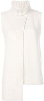 Thumbnail for your product : Cashmere In Love cashmere Tania turtleneck sleeveless top