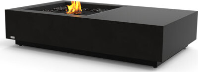 EcoSmart Fire Ecosmart - Manhattan 50, Fire Pit Tables, Graphite, Gas Lp/ng Stainless Steel Burner - Esf.o.mha.50.gh.g