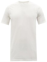 Thumbnail for your product : Rick Owens Level Longline Cotton-jersey T-shirt - White
