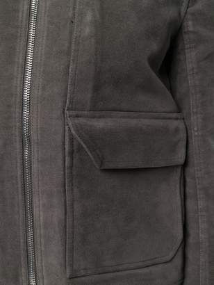 Rick Owens flap pocket zipped jacket