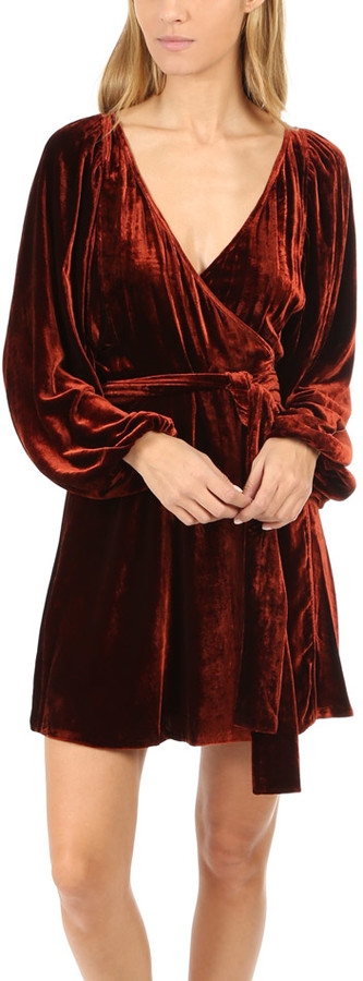 alc carlo wrap dress