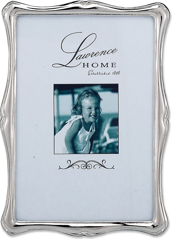 Lawrence Frames 4" x 6" Silver Metal Romance Picture Frame (710246)