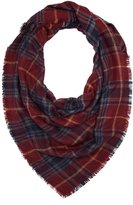 Thumbnail for your product : Charlotte Russe Fringed Plaid Scarf