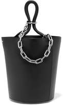 Alexander Wang - Roxy Chain-embellished Leather Bucket Bag - Black