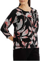 Thumbnail for your product : Jump 7/8 Dolman Sleeve Printed Leaf Pullover
