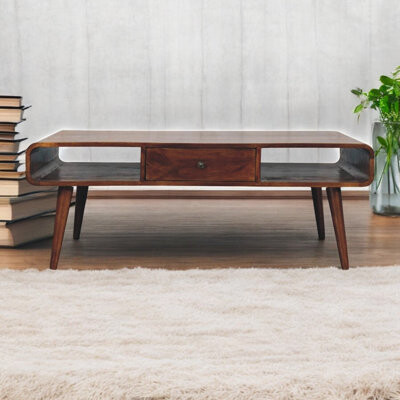 Artisan Furniture Avora 2 Drawer Chestnut Coffee Table