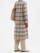 Thumbnail for your product : Michelle Waugh The Melanie Double-breasted Plaid Coat - Cream Multi