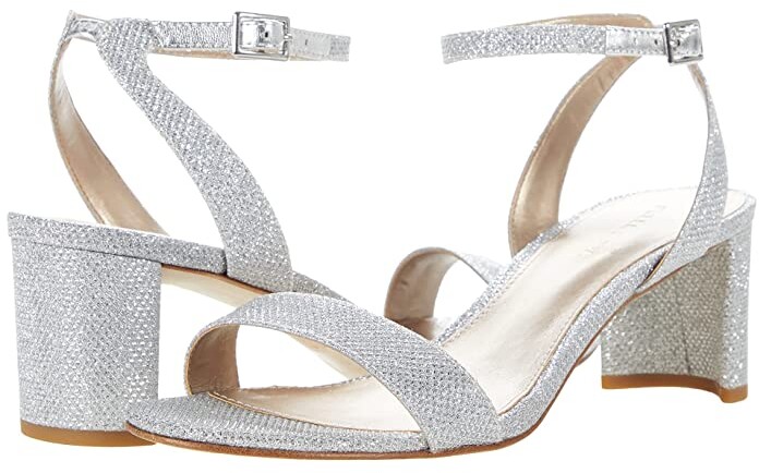 Silver strappy heels 2 inch Clearance