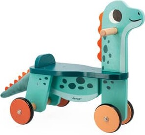Janod Dino - Ride On Dino Portosaurus in Green