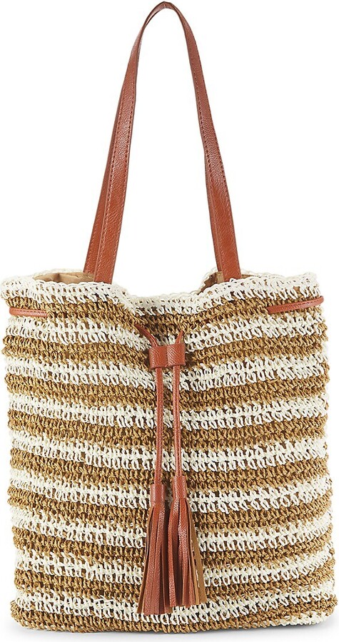 Lulla Collection by Bindya Woven Beach Shoulder Bag - ShopStyle