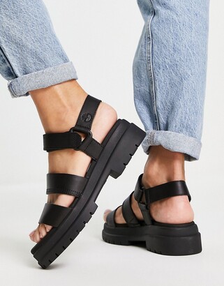 Timberland London Vibe 3 band sandals in black