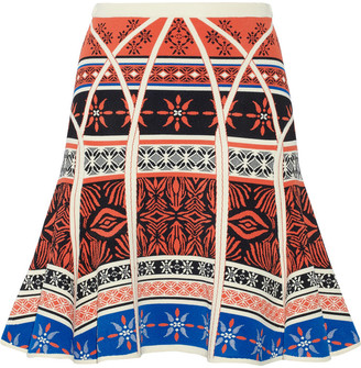 Diane von Furstenberg Samara jacquard-knit skirt