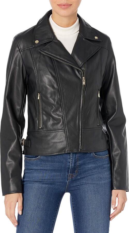 Tommy Hilfiger Women's Leather & Leather Jackets | Shop the of fashion | ShopStyle
