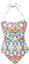 Thumbnail for your product : Mara Hoffman Lattice Back One Piece