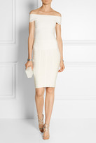Thumbnail for your product : Herve Leger Off-the-shoulder Bandage Top - Cream