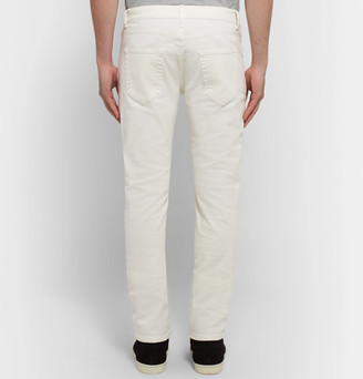Saint Laurent Skinny-Fit 15cm Hem Stretch-Denim Jeans