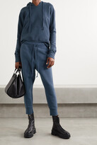 Thumbnail for your product : Nili Lotan Nolan Cropped Cotton-jersey Track Pants
