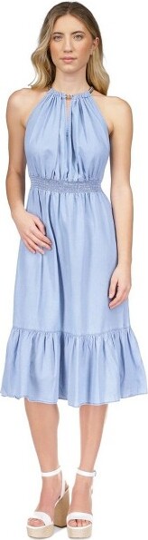 Michael Kors MichaelKorsWomensCubanLinkStrapsOff-ShoulderDressbluesX-Large