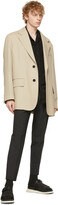 Thumbnail for your product : Solid Homme Beige Wool Oversized Blazer