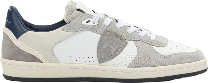 Philippe Model Low-Top Sneakers In Smooth White Leather