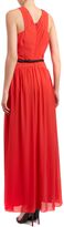 Thumbnail for your product : Little Mistress Sleeveless cross over top belted maxi