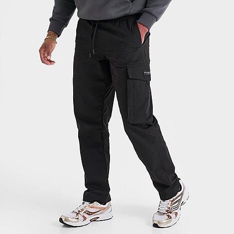 Sonneti Men's London Bolt Cargo Pants in Black | Size: Small